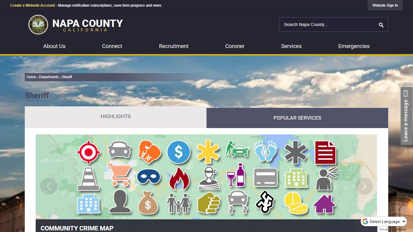 Sheriff | Napa County, CA